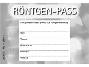 Röntgen-Pass Spitta Packung 50 Stück