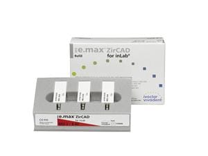 IPS e.max® ZirCAD inLab MO MO 2, B40, Packung 3 Stück