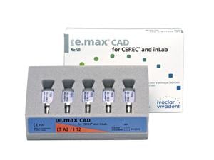 IPS e.max® CAD CEREC/inLab LT I12 A2, Packung 5 Stück