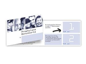 Prophylaxe-Bonuskarte Bund 50 Stück