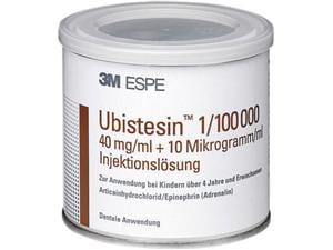 Ubistesin™ 1:100.000 Zylinderampullen, Dose 50 x 1,7 ml