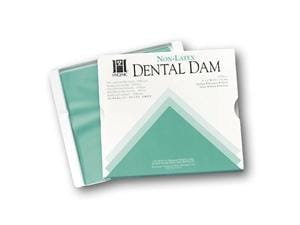 HYGENIC® Dental Dam non latex für Erwachsene Mittel - grün, Packung 15 Blatt
