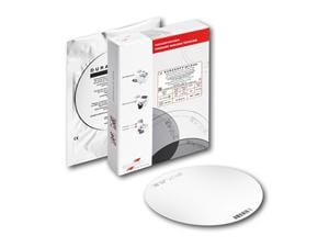 DURASOFT® pd klar, Ø 120 mm (rund) Stärke 1,2 mm, Packung 10 Stück