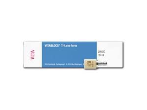 VITABLOCS® TriLuxe forte for CEREC®/inLab® VITA SYSTEM 3D-MASTER® 2M2C, Größe TF-14, Packung 5 Stück