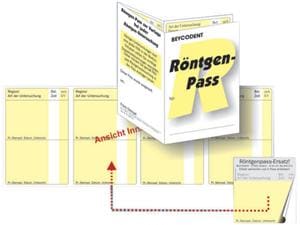 Röntgen-Pass Beycodent Packung 100 Stück