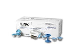 NUPRO® Sensodyne® Töpfchen Single Dose ohne Fluorid Polierpaste, Pfefferminz, Packung 175 Stück
