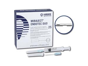 Miraject® Endotec Duo 23G, Ø 0,6 mm x 25 mm, Packung 25 Stück