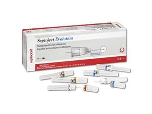 Septoject Evolution für Infiltrationsanästhesie Orange - 27G, 0,4 x 16 mm, kurz, Packung 100 Stück