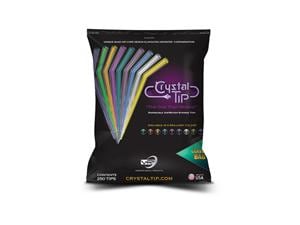 Crystal Tips, Packung 250 Stück Rainbow (Farben sortiert)