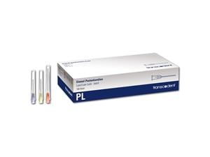 Transcodent Pastenkanülen PL Blau - 23G, 0,6 x 23 mm, Packung 100 Stück