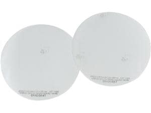 Erkoflex-bleach transparent, mit Isolierfolie, Ø 125 mm (rund) Stärke 1 mm, Packung 100 Stück