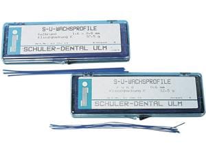 S-U Wachsprofile, halbrund Größe 1,5 x 0,75 mm, Packung 25 g