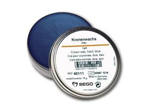 Kronenwachs Hart, blau, Dose 70 g