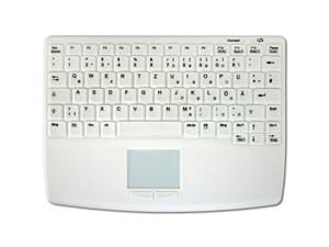 AK Hygienetastatur Touchpad 82 Tasten IP68 Weiß, 2,4 GHz Funkübertragung