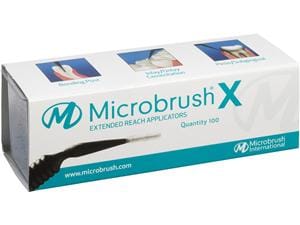 Microbrush® X - Nachfüllpackung Schwarz, Packung 100 Stück
