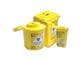 HS-Entsorgungsbehälter / Kanülensammler 1,5 Liter, (B x T x H) 14, 5 x 14,5 x 15,2 cm