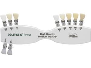 IPS e.max® Press Farbmusterschiene Farbschlüssel für HO/MO