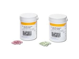 Dr. Tells Mundwasser-Tabletten Rot, himbeere, Packung 1.000 Stück