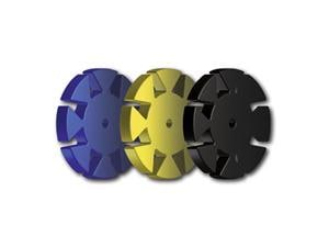 FKG Safety Memo Discs perforiert - Stop-Dispenser Transparent, 0,5 mm, Dispenser 100 Stück