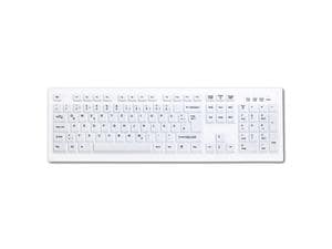 AK Hygienetastatur 105 Tasten PC Layout IP65 Weiß, Funk