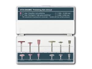 VITA ENAMIC® Polishing clinical - Einzelform Linse EL10m - pink, Packung 6 Stück