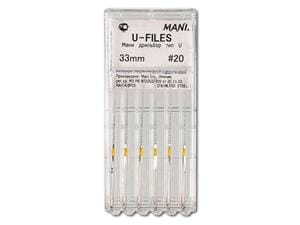 Mani U-Files, Länge 16 mm ISO 010, lila, Packung 6 Stück