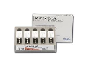 IPS e.max® ZirCAD CEREC/inLab LT - Blöcke C17 A2, Packung 5 Stück