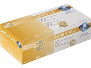 Unigloves® Lano-E Gel Latexhandschuhe puderfrei Größe XS, Packung 100 Stück