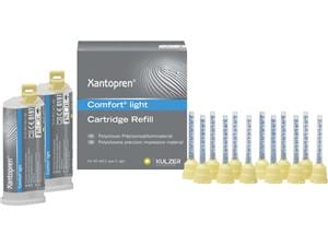 Xantopren Comfort Light blau - Standardpackung Kartuschen 2 x 50 ml
