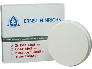 Zirkon BioStar mit Schulter - Ø 98,5 mm Stärke 10 mm