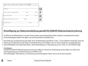 Einwilligung Datenverarbeitung DSGVO Block 100 Blatt