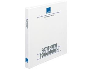 Patienten-Terminbuch Größe 63 x 31 cm (aufgeklappt), Füllhöhe 2,2 cm