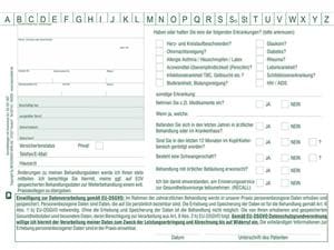 Anmeldebogen A5 Datenschutz DSGVO Block 100 Blatt