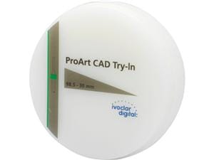 ProArt CAD Try-in - Ø 98,5 mm Stärke 30 mm