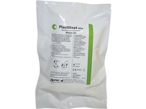 PlastiSept eco Wipes 50 - Nachfüllpackung Nachfüllbeutel 6 Stück