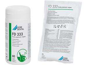 FD 333 forte premium wipes Schnelldesinfektion Format 14 x 19 cm, Nachfüllbeutel 12 x 80 Tücher