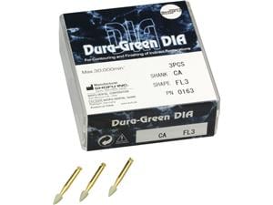 Dura-Green DIA, Schaft W - Standardpackung Figur FL3, ISO 031, Packung 3 Stück