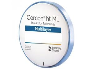 Cercon® ht - Multilayer Disk - Ø 98 mm A1, Stärke 14 mm