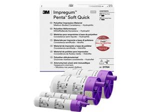 3M Impregum™ Penta™ Soft Quick für PENTAMIX 3 - Nachfüllpackung Schlauchbeutel 2 x 300 ml Basispaste und 2 x 60 ml Katalysa