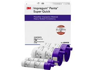 3M Impregum™ Penta™ Super Quick Heavy Body - Nachfüllpackung Schlauchbeutel 2 x 300 ml Basispaste und 2 x 60 ml Katalysator