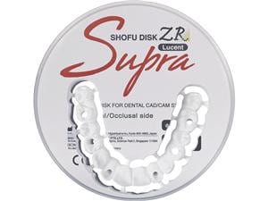 SHOFU Disk ZR Lucent Supra, Multilayer - Ø 98,5 mm A1, Stärke 12 mm
