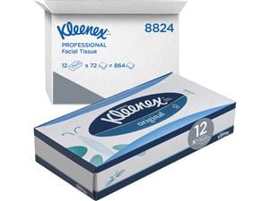 KLEENEX® Kosmetiktücher, 3-lagig Boxen 12 x 72 Blätter