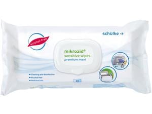 mikrozid® sensitive wipes premium maxi Packung 80 Tücher