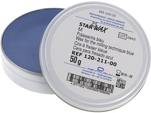 StarWax M Fräswachs Blau, Packung 50 g