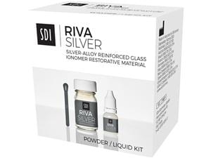 riva silver, Pulver und Flüssigkeit Set