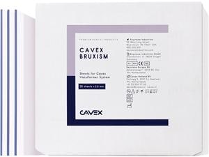 Cavex Bruxism, 125 x 125 mm (eckig) Stärke 2 mm, Packung 25 Stück