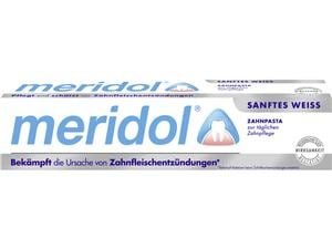 meridol® Zahnfleischschutz & sanftes weiß Zahnpasta Tube 12 x 75 ml
