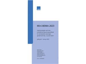 Mini-BEMA 2023 Maße 20,5 x 10,5 cm