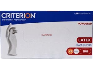HS-Latex Handschuhe Premium gepudert Criterion® Größe XS, Packung 100 Stück