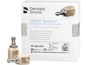 CEREC Tessera™ HT C14 A2, Packung 4 Stück